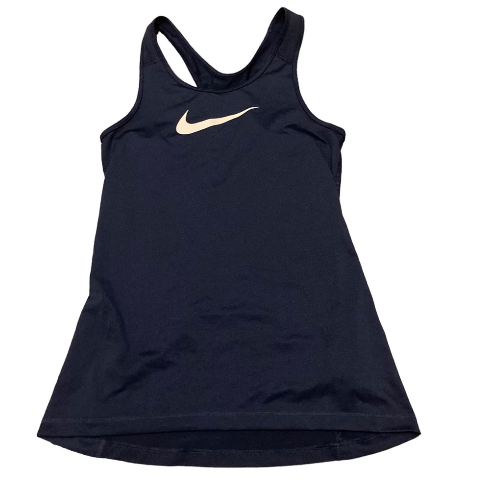 Nike Dri Fit Athletic Tank Top Shirt Navy Blue Size Small